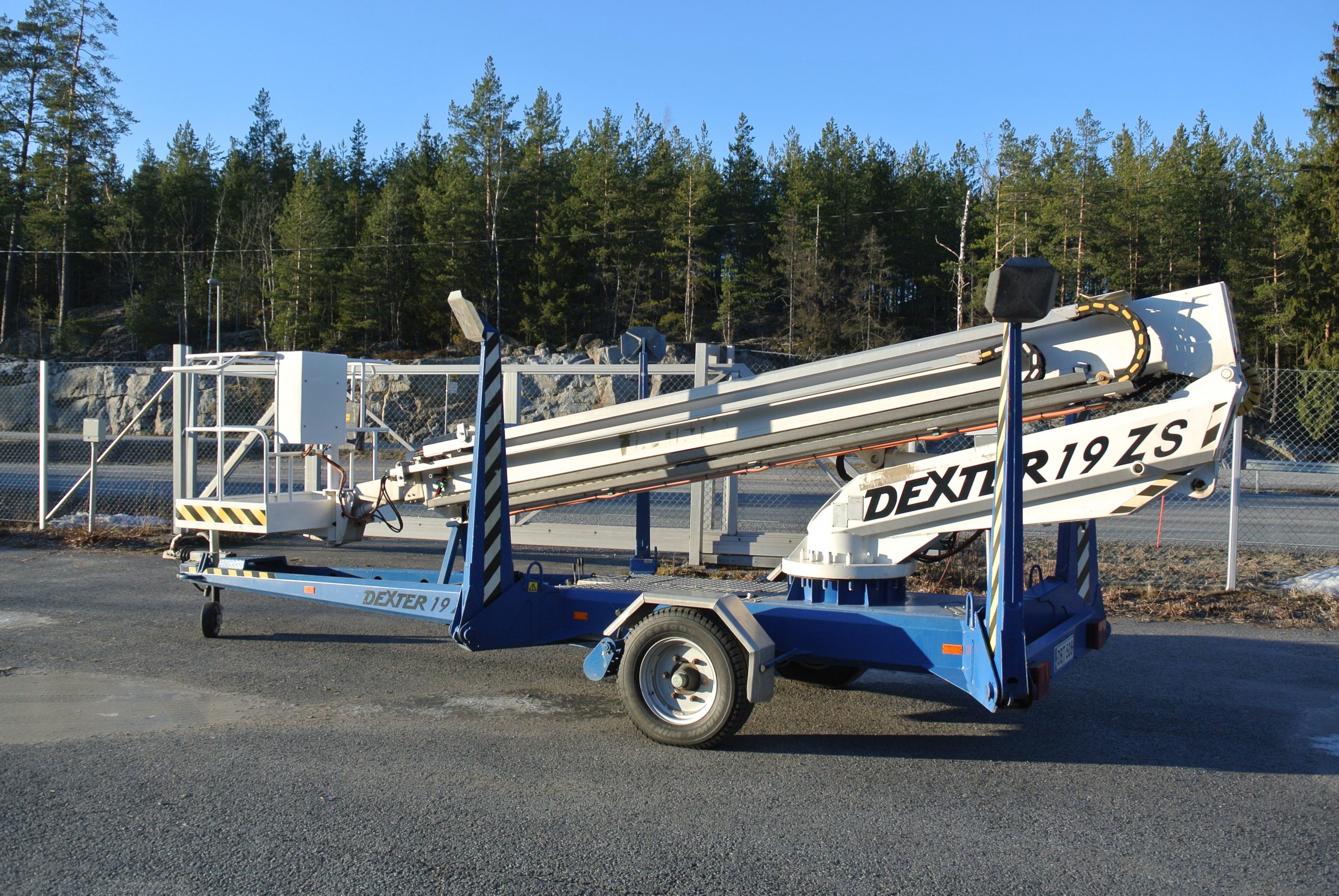 2019 - The company's newest model Dexter 15 ZA articulated boom lift